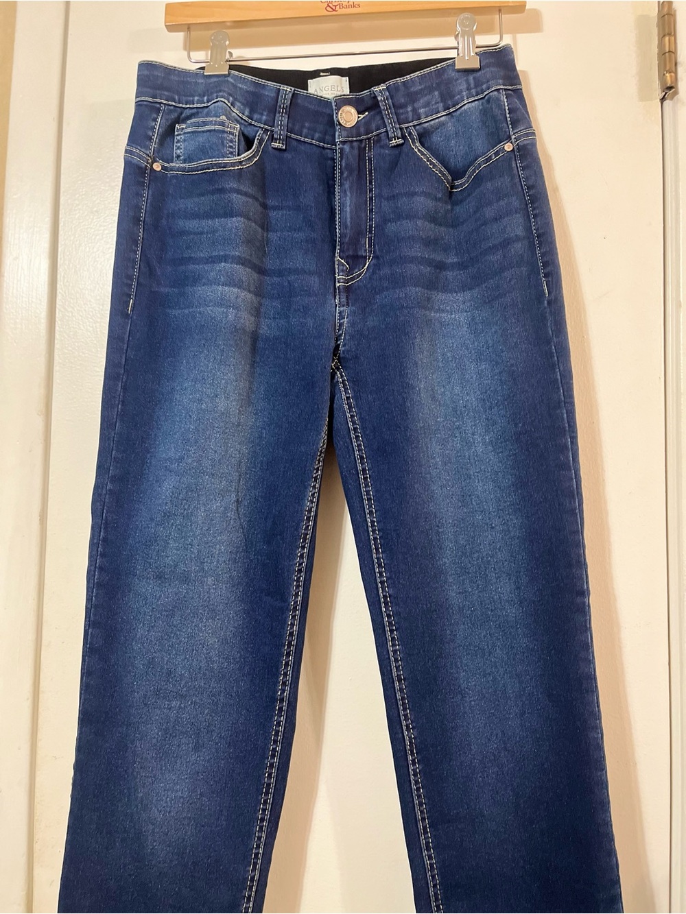 Angels Everluxe Sculpt Women's 8/29 Straight Elastic High Waist Women's Jeans